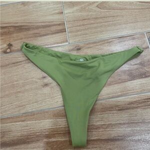 Toast Swim Olive Bikini Bottom - Size M